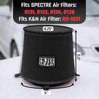 FILTERWEARS Pre-Filter F102K For SPECTRE Air Filters 8131 8132 8136 8138 K&N RG-1001