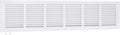 EZ-FLO 30 x 6 Inch (Duct Opening) Return Air Vent Cover for Wall or Ceiling, Solid Steel Return Air Grille, HVAC Vent Cover, White, 61630