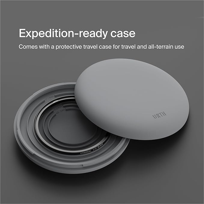 Urth 58mm Magnetic Ethereal Black Mist ½ Diffusion Lens Filter (Plus) — Cinematic Effect, 20-Layer Nano-Coated Light Dispersing Particles