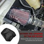 Air Filter Cover, Dustproof Air Intake Cover for Car, Waterproof Cold Air Intake Filter Protective Sock Covers Wrap, Car Air Filters Cleaner Accessories for High Flow Cone Air Filter (Small)