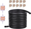 3/16 ID Fuel Line 10 Feet with 2Pcs Fuel Filters for Kawasaki for honda Predator Lawn Mower Generator Chainsaws Go-Karts ATV Small Engine Generators X120 GX160 GX120 GX100 GX200 GX390
