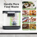 Electric Kitchen Composter with Activated Carbon Filters, LED Display & Auto Timer for Fast Food Waste Reduction