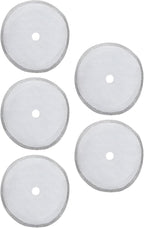 304 Stainless Steel Coffee Filter Mesh Set of 5, 80 Mesh UltraFine Filter for Full Extraction, Practical Accessory for Coffee Machine, Suitable Brewing Mellow (Medium-800ml)