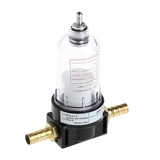 Air Processor AF2000 air Oil Water Separator air Compressor Spray Paint air Gun Filter Single Component Drainage(AF2000 BLUE8mm)
