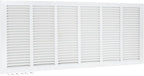 EZ-FLO 30 x 12 Inch (Duct Opening) Return Air Vent Cover for Wall or Ceiling, Solid Steel Return Air Grille, HVAC Vent Cover, White, 61648