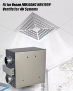 2 Pcs Air Exchanger Filter Fit for Broan ERV100HC HRV100H Ventilation Air Systems, Replace SV03096, 12-7/8" x 11-3/4" x 3/4"