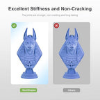 Rigid Pro 3D Printing Resin, High Stiffness & High Precision Engineering Resin, Designed for Detailed Models & Functional Parts for LCD/DLP/MSLA 3D Printers (Dark Skin, 1KG)