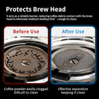 watchget 58.35mm Espresso Puck Screen Reusable Mesh Coffee Filter 0.8mm Thickness Puck Screen Stainless Steel Lower Shower Screen for 58mm Protafilter Basket