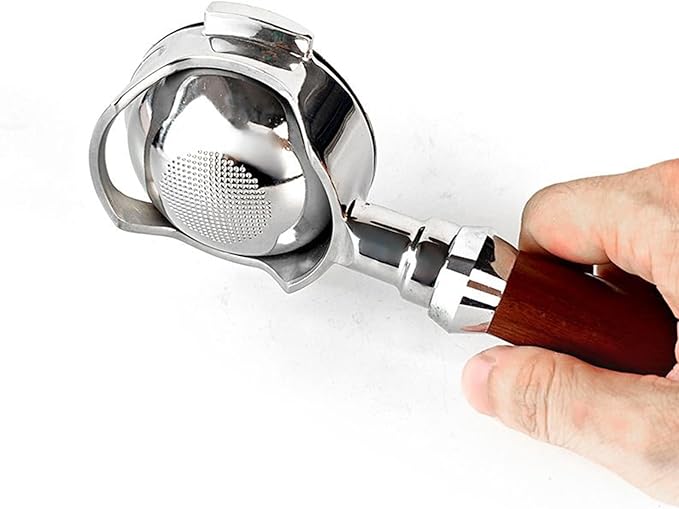 58mm Portafilter Basket, Even Extraction Design, 304 Stainless Steel, Coffee Shot Puck, Espresso Brewing Tool, Portable, for Enthusiasts, Hobbyists, and Coffee Shop Owners