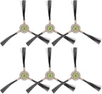 (6 Pieces) Side Brush Lefant M3, M330 Pro, M2 Pro, M1, M320, M310, M210B M210 Pro M210P M213S M210S M210 M213, OKP Life K2 K3 K3A K4 K5 Robot Vacuum, Replacement Parts Side Brushes Accessories