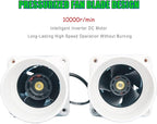 14W 2.3Inches Duct Inline Fan 60mm Mini Intake Fume Extractor Low Noise 57CFM Air Circulation Vent Blower for Fan Filter Grow Tent Ceiling Wall (Color : Adjustable Speed)