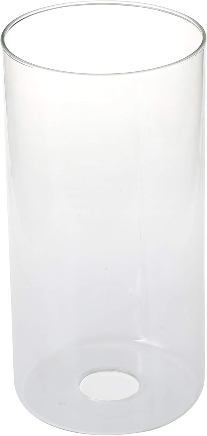 GoLucky Glass Cylinder Shade Accessory - Glass Lamp Fixture Shade Replacement - 4"D x 5"H