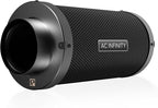 AC Infinity Air Carbon Filter 8" with Premium Australian Virgin Charcoal, for Inline Duct Fan, Odor Control, Hydroponics, Grow Rooms