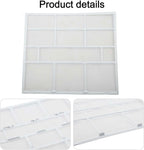 Wall Mounted Air Conditioner Dustproof Filter Cover,Plastic Indoor Unit Air Outlet Screen Compatible with Household Split System AC(31X27.5cm)