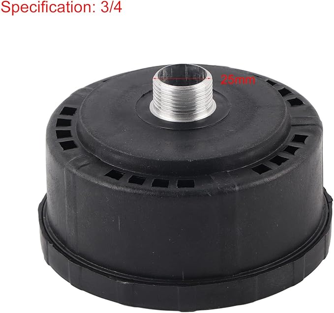 2pcs Air Compressor Filter 3/4 25mm Noise Reducer for Screw & Piston Compressors