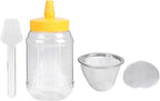Yosoo Handheld Honey Presser, Stainless Steel Manual Honey Extractor for Beekeeping, Portable Tool with Stainless Steel Filter, Small Size and Easy Operation, Perfect for Beekeepers