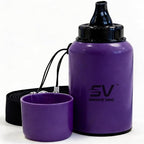 SmokeVac Handheld Personal Air Filter with 4-Layer Filtration & One-Way Check Valve – Portable Smoke & Odor Eliminator for Home, Car, Travel & Events (Purple)