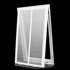 14 x 24 Return Air Grille [Duct Opening Size],Return Air Vent Cover for Wall Or Ceiling,Steel Return Air Filter Grilles Removable Face/Door for 1 Inch Filters (14"W x 24"H [Duct Opening])
