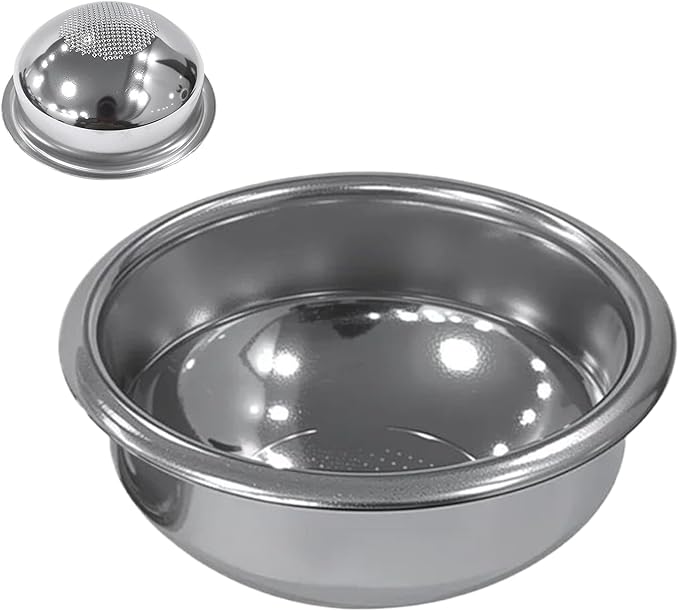 58mm Portafilter Basket, Even Extraction Design, 304 Stainless Steel, Coffee Shot Puck, Espresso Brewing Tool, Portable, for Enthusiasts, Hobbyists, and Coffee Shop Owners