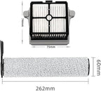 Compatible For Tineco, Floor One S7 Steam Main Brush Hepa Filter,Steam Wet Dry Vacuum Cleaner Floor Scrubber Parts(B)