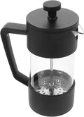 Zerodeko Portable Coffee Maker 350ml Borosilicate Glass Espresso Press with Filter for Cold Brew and Camping Use