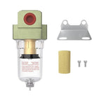 NPT 1/4 Air Pump Filter Pneumatic Water Trap for Air Compressor Oil Separator Compressed Airline Dryer Trap Inline AF2000-02 Manual
