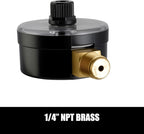 ECX2712B1 Pressure Gauge Replacement for Pentair Pool/Spa Valve and Filter, 1/4" NPT Back mounting 2" Dial Pool Pump Pressure Gauge 0-60psi/4bar. (190059)