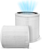 OSAP5FIL True HEPA Filters Replacement 2PCS,Compatible with OdorStop OSAP4 OSAP5 OSAP5FIL Air Cleaner Purifiers, Multi-Stage Filtration with Activated carbon Air Clean