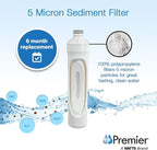 Watts Premier RO Pure Plus 4-Pack Filtration Kit for 4 Stage Pure Plus/Zero Pure Plus Reverse Osmosis System, Push Button Water Filter Replacement, Sediment Filter, Carbon Pre-Filter, VOC, Membrane