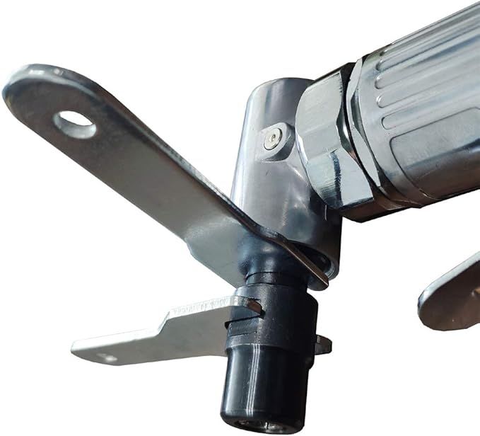 1/4-Inch 90° Angle Air Die Grinder, Mini Pneumatic Angle Die Grinder, Compact Air-Powered Grinder for Grinding, Polishing, Porting, and Deburring - Polished Finish