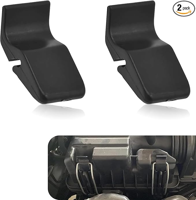 leechio 2 PCS Automotive Air Filter Housing Clip, Air Grille Top Cover Buckle, for Honda Fit 2009-2020, Insight 2000-2006, Accord 2018-2022 Air Cleaner Accessories Clip (Black)