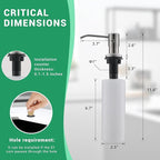 Fapully Commercial Kitchen Faucets with Pull Down Sprayer Brushed Nickel LED Single Handle Faucet for Kitchen Sink, Kitchen Faucet with Soap Dispenser and Deck Plack for 4 Hole