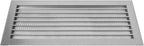 Repa Market 20" x 8" Inch (Inner Dimensions) Galvanized Steel Black Soffit Air Vent Cover - Louvered Square Gable Vent with Mesh Screen - Exhaust/Intake Ventilation Grill - Outdoor Metal Duct Grate