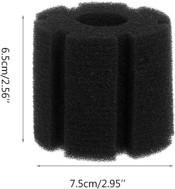 4 Pcs Aquarium Filter Sponges Replacement Media for Biological and Mechanical Aquariums Sponge for Water Bio Sponge Filter Media Pad Cut-to-fit Foam