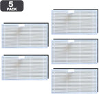 Washable HEPA Filters For Uninell UR3 Robot Vacuum Cleaner, Filter Paper Captures Fine Dust, Sturdy And Long-Lasting, Helps Keep Air Fresh And Floors Hygienic(10 PACK)