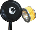 Air Compressor Intake 6" Air Filter Silencer 1" MPT Paper Cartridge Metal House MAF005