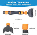 Pool Cartridge Filter Cleaner, Spa Filter Cleaner for Hot Tub Pool, Sturdy & Durable Comb Pool Filter Cartridge Cleaning Tool for Hot Tub, Clears Leaves, Debris, Filter Cartridge for Pool