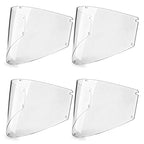 4 Pcs Face Shield Replacement Window Compatible with Jackson Safety Premium Face Shield Mask, Protective Lens for Grinding and Welding, Durable and Scratch-Resistant, Clear Tint, Uncoated