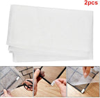 2pcs/Bag Air Vent Filters, Air Filter Material Replacement Air Condition Cleaning Mesh to Stops Most Particles and Dust(2pcs/Bag)
