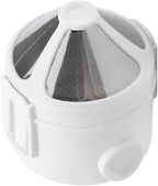Foldable Portable Stainless Steel Coffee Filter Cup Ultra Fine Drip Tool for Travel Camping Office Home Use White 7.3 x 6.5cm 45g