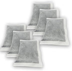Green Piece® Activated Charcoal Air Filters for Odor Removal - Compatible with ITouchless Trash Cans - Not made or sold by iTouchless - Made and sold by Green Piece - Pack of 6