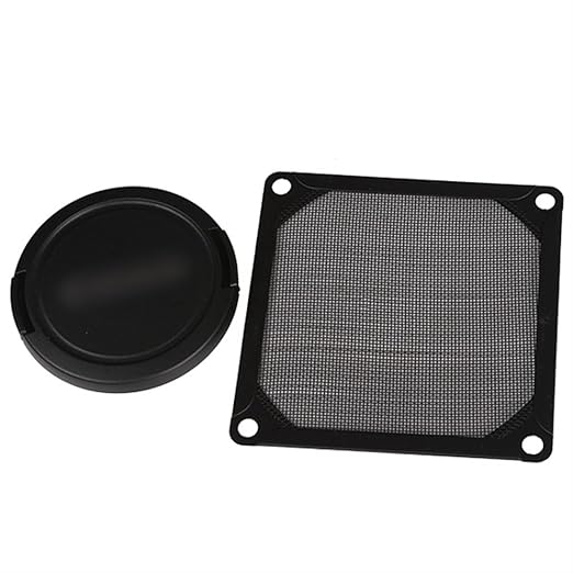 BQLZR Black 80 X 80mm PC Computer Chassis Fan Filter Mesh Metal Strainer