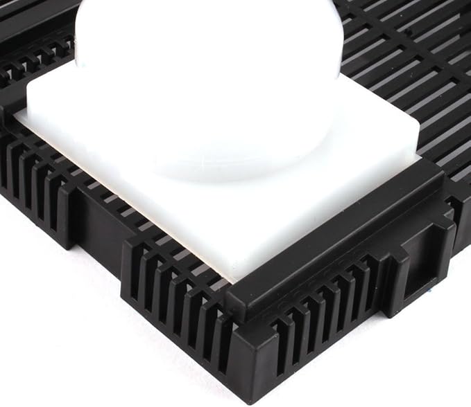 XMHF Plastic Aquarium Undergravel Filter Board Air Pump Line Hose Tube 20 Pcs Black