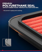 KAX Premium Engine Air Filter, GAF033 (CA12051) Replacement for Honda Civic L4 2.0L 2016 2017 2018 2019 2020 2021, HR-V 2023 2024, 200% Longer Life