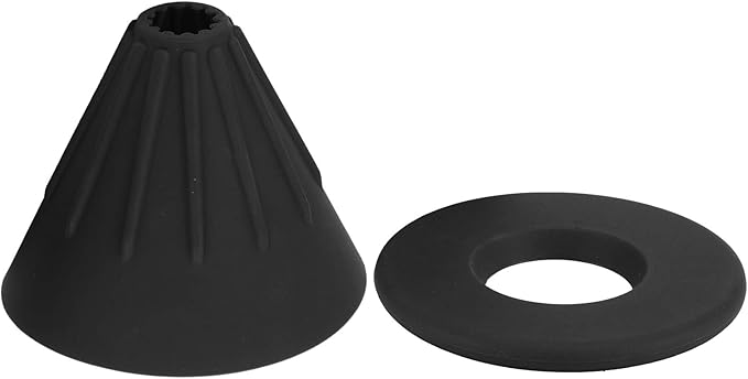 Reusable Silicon Resin Coffee Filter Strainer Dripper Portable Coffee Machine Accessory for Home Outdoor Camping Office Travel Lightweight Durable Easy Clean (Black)