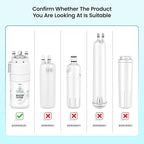 Dropology EDRARXD1 Refrigerator Water Filter Replacement Compatible with EDRARXD1, Filter A, EDRARXD1B, W11569863, WHRARXD1, Water Filter (Pack of 2)