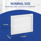 9 x 11 x 1 Dehumidifier Filter MERV 13 Compatible with Santa Fe Compact2, Compact70, Ultra70 Dehumidifier, UA 65H, # 4029748 Dehumidifiers Replacement Parts (4-Pack)