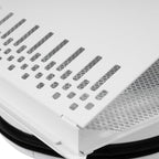 Vent Systems 8" Inch Air Supply Vent Cover with Rubber Gasket - White Galvanized Steel - Robust and Weatherproof Outdoor Air Intake Box - Duct or Surface Mounting - Rain and Snow Protection