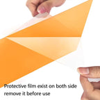 Sakolla 10Pcs Colored Lighting Gel Filters, Correction Gel Light Filter, Transparent Color Overlays Film Plastic Sheets 8.6 x 11 Inch (Halloween Orange)