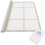 Supplying Demand WP85X10008 1090826 Air Conditioner Filter Replacement 14-1/2 x 10 Inches Model Specific Not Universal (Pack of 4)